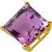 Amethyst Anhänger Gold 585 14K lila Edelstein 16.3ct