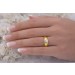 Solitärring Gold 585 14K Solitär Brillant 0.82ct