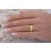 Solitärring Gold 585 14K Solitär Brillant 0.82ct