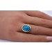 Türkisring Gold 333 8K türkisener Türkis Edelstein  Antikschmuck