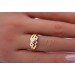 Brillantring Gold 750 Brillanten 0.09ct Weißgold 18K Antikschmuck