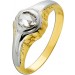 Diamantring Gold Weißgold 750 18K Diamant 0.80ct Antikschmuck