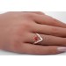 Korallen Ring Rosegold 750 18K rote Koralle Antikschmuck 