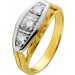 Brillantring Gold 585 14K Brillanten 0.65ct Antikschmuck