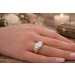 Brillantring Gold 585 14K Brillanten 0.65ct Antikschmuck