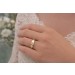 Brillantring Gold 585 14K Brillanten 0.12ct Antikschmuck