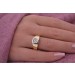 Solitärring Gold Weißgold 585 14K Brillant 0.50ct Antikschmuck