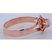 Diamantring Rosegold 585 14K Diamant 0.20ct Lupenrein Antikschmuck