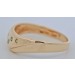 Diamantring Gold 585 14K multicolour fancy Diamanten 0.08ct behandelt