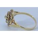Granat Ring Gold 585 14K rubinrote Granat Edelsteine 1.1ct Antikschmuck