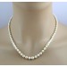 Perlenkette 46cm Akoyaperlen 7.1-3.5mm Antikschmuck