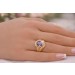 Amethyst Ring Gold 333 8K lila Amethyst 2.3ct Antikschmuck