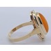 Bernsteinring Gold 333 8K Butterscotch Bernstein 1.7ct Antikschmuck