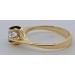 Verlobungsring Gold 585 14K Solitär Brillant 0.30ct Antikschmuck
