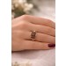 Granat Ring Gold 333 8K rote Almandine Granate 0.32ct.