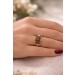 Granat Ring Gold 333 8K rote Almandine Granate 0.32ct.