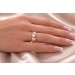Brillantring Gold 585 14K Solitär Diamant 0.50ct Antikschmuck
