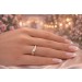 Solitärring Gold 585 14K Brillant 0.20ct Lupenrein