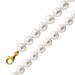 Perlenkette 120cm Akoyaperlen 9-8.7mm Gold 585 14K