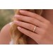 Memoire Ring Gold 585 14 Karat Brillanten 0.30ct 