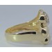 Goldring Gold 585 14 Karat weiße Zirkonia 0.20ct