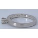 Solitärring Platin 950 Brillant 0.10ct Verlobungsring