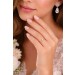 Diamantring Gold 585 14 Karat Brillant 0.12ct Lupenrein