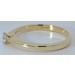 Diamantring Gold 585 14 Karat Brillant 0.12ct Lupenrein