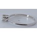 Solitärring Weissgold 585 14 Karat Brillant 0.20ct Verlobungsring