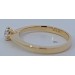 Solitärring Gold 585 14 Karat Brillant 0.25ct Lupenrein