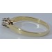 Diamantring Gold 585 14 Karat Brillant 0.12ct Verlobungsring