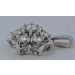 Brillantanhänger Weissgold 585 14K Brillanten 0.49ct Antikschmuck
