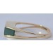 Jade Ring Gold 585 14K grüne Jade Antikschmuck