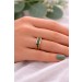 Jade Ring Gold 585 14K grüne Jade Antikschmuck