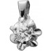 Solitäranhänger Weissgold 585 14K Brillant 0.40ct Antikschmuck