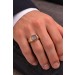 Siegelring Gold 585 14 Karat cognac brauner Rauchquarz 5.9ct