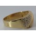 Brillantring Gold 750 18K Brillanten 0.28ct Antikschmuck