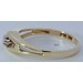 Brillantring Gold 585 14 Karat Brillant 0.04ct Antikschmuck