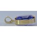 Tansanit Anhänger Gold 585 14K violett blau  6.16ct