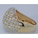 Diamantring Gold 585 14 Karat Brillanten 4.0ct Cocktail