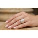 Diamantring Gold 585 14 Karat Brillanten 4.0ct Cocktail