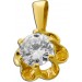 Diamantanhänger Gold 585 14K Solitär Brillant 0.80ct