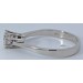 Verlobungsring Weißgold 585 14K Solitär Brillant 0.65ct ca
