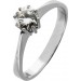 Verlobungsring Weißgold 585 14K Solitär Brillant 0.65ct ca