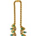 Türkis Collier Gold 22K Türkise 28ct. Brillanten 1.8ct Antikschmuck