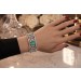 Smaragd Armband Platin 950 Kolumbien Smaragde 18ct Diamanten 16ct