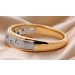 Diamantring Gold 750 18K Platin 950 Brillanten 0.25ct Lupenrein