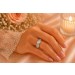 Diamantring Platin 950 Brillanten 0.25ct Lupenrein 