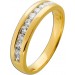 Memoire Ring Gold 585 14K Brillanten 0.50ct