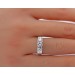 Diamantring Weißgold 585 14K Brillanten 0.77ct